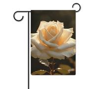 Bandiera fluorescente al buio, 30,5 x 45,7 cm, in poliestere, double face, bandiere da giardino, benvenuto, decorazione per esterni, per cortile, portico, prato