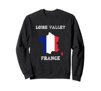 Bandiera Francia Distressed Valle della Loira Pride Felpa
