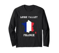 Bandiera Francia Distressed Valle della Loira Pride Maglia a Manica
