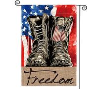 Bandiera Freedom Boots 4Th Of July Independence Memorial Day Stagione Bandiera Decorazione Striscione All'Aperto, Per All'Aperto Al Coperto, Feste Estive, Eventi, 30x45cm