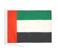 BANDIERA FUJAIRA 45x30cm - BANDIERINA EMIRATI ARABI UNITI 30 x 45 cm cordicelle - AZ FLAG