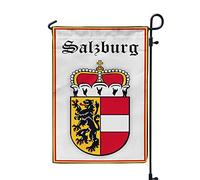 Bandiera Garden Salzburg Austria Con 2 Occhielli Bandiera Pace Robuste Decorazioni Da Esterno Per Esterni Estate Balcone 3X5 Ft