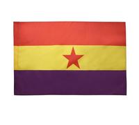 Bandiera Garden Second Spanish Republic Star Red Appendere Bandiera Pace Resistente Alle Intemperie Decorazioni Da Giardino Per Strada Camere Interni 3X5 Ft