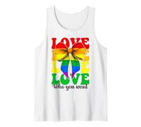 Bandiera Gay Pride Arcobaleno LGBTQ Love Who You Want Canotta