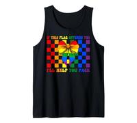 Bandiera Gay Pride If This Flag Offends You I'll Help You Pack Canotta