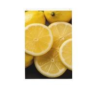 Bandiera gialla da giardino di benvenuto con limone, 0,6 x 0,9 m, double face, non sbiadisce, per casa, cortile, cortile, veranda, prato, decorazione esterna