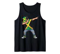 Bandiera giamaicana Dab Pose Caribbean Pride Canotta