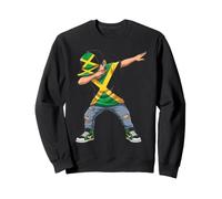 Bandiera giamaicana Dab Pose Caribbean Pride Felpa