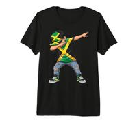 Bandiera giamaicana Dab Pose Caribbean Pride Maglietta Premium