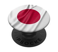 Bandiera giapponese del Giappone - Grafico di sfondo asiatico PopSockets PopGrip Adesivo