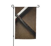 Bandiera giapponese samurai con spada stampata per ogni occasione, giardino, per tutte le stagioni, decorazione per cortili, per terrazze
