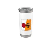 Bandiera giapponese Sikh Punjabi Khalsa Pride Design Bicchiere termico in acciaio inox doppia parete