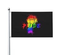 Bandiera Giorno Dell'Orgoglio Arcobaleno Del Gay Pride Personalizzata Garden Flag Durevole Bandiere Pirata Per Eventi Home Interno 3X5Ft