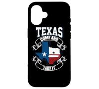 Bandiera Gonzales della rivoluzione dei cannoni del Texas Come and Take It Custodia per iPhone 16