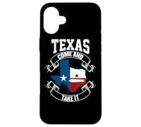Bandiera Gonzales della rivoluzione dei cannoni del Texas Come and Take It Custodia per iPhone 16 Plus