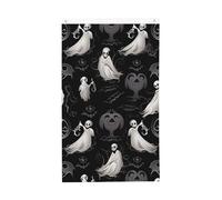 Bandiera gotica di Halloween 3 x 5 Ft verticale doppia faccia bandiera da giardino esterno bandiera casa divertente festa banner segno decorazione casa bandiere da giardino per poster da appendere