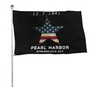 Bandiera grande per esterni a tema Pearl Harbor Remembrance Day, decorazio