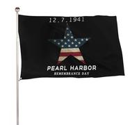 Bandiera grande per esterni a tema Pearl Harbor Remembrance Day, decorazioni per feste, dimensioni 3x5 piedi.