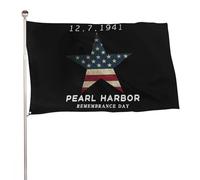 Bandiera grande per esterni a tema Pearl Harbor Remembrance Day, decorazioni per feste, dimensioni 5x8 piedi.