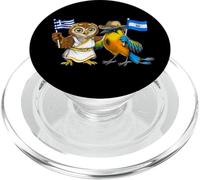 Bandiera Grecia El Salvador Radici Greco-Salvadorègne PopSockets PopGrip per MagSafe