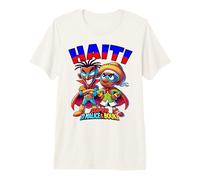 Bandiera Haiti per Bambini, Supereroi haitiani Folklore Maglietta Premium