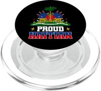 Bandiera haitiana per l'orgogliosa Haiti dei Caraibi haitiani PopSockets PopGrip per MagSafe