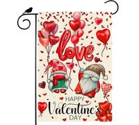 Bandiera Happy Love’S Day Resistente Alle Intemperie Bandieradacortile Robuste Segnali Da Giardino Per Fattoria Domestiche Festa 12X18 Inch