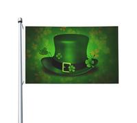 Bandiera Happy Saint Patricks Day Shamrock Four Leaves Clover Spring