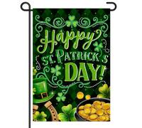 Bandiera Happy St. Patrick’S Day Shamrock Lucky Clover Bandiere Da Balcone Personalizzata Resistente Striscioni Di Bunting Per Conferenza Balcone Bar 70X102Cm