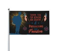 Bandiera Happy Veterans Day 3x5 Grazie Veterans Yard Flag Omaggio ai veterani Bandiera patriottica 3x5 Independence Day Soldier Banner Memorial Day Bandiera 3x5 Ft Outdoor Outside Flag For Yard Sign