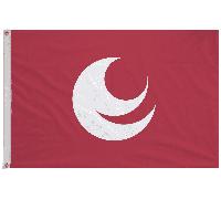 Bandiera Hiroshima con occhielli - fatta a mano nel Regno Unito