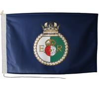 Bandiera HMS Queen Elizabeth con corda e levetta - MOD LICENSED - fatta a man...
