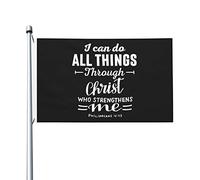 Bandiera I Can Do All The Things Through Christ Who 90x150cm