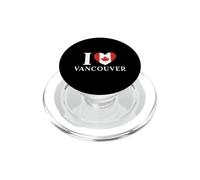 Bandiera I Love Vancouver Canada a forma di cuore PopSockets PopGrip per MagSafe