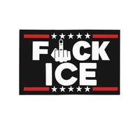 Bandiera Ice per auto 12x18 bifacciale "Supporta gli immigrati, rendi l'America grande" Bandiera per auto senz