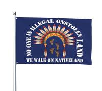 Bandiera "Immigrants Built America" - Striscione da giardino 12x18