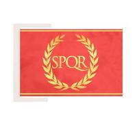 AZ FLAG Bandiera Impero Romano 45x30cm - BANDIERINA SPQR 30 x 45 cm cordicelle