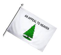 Bandiera in pino verde, bandiera da giardino della rivoluzione americana, bandiere in poliestere con motivo pino da 9 x 150 cm, arazzo colorato con 2 occhielli in, decorazione patriottica