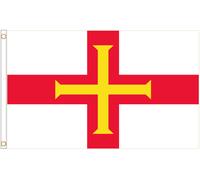 Bandiera in poliestere Guernsey Channel Islands - dimensioni a scelta