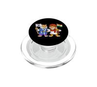 Bandiera India Corea del Sud Radici indo-coreane Eredità PopSockets PopGrip per MagSafe