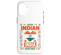 Bandiera indiana costume idea per donne bandiera indiana a tema Custodia per iPhone 16
