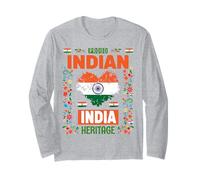 Bandiera Indiana Costume Idea per Donne Bandiera Indiana a Tema Maglia a Manica