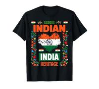 Bandiera Indiana Costume Idea per Donne Bandiera Indiana a Tema Maglietta