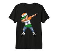 Bandiera Indiana Dab Boy Ashoka Chakra Pride Maglietta Premium