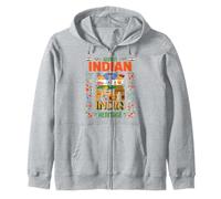 Bandiera Indiana, Idea per Donne, Bandiera Indiana Felpa con Cappuccio