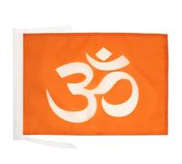 BANDIERA INDUISMO 45x30cm - BANDIERINA INDUISTA - RELIGIONE HINDUISMO 30 x 45 cm cordicelle - AZ FLAG