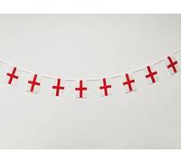 Bandiera Inghilterra 40 pezzi bandiera Inghilterra ghirlanda Inghilterra 11,4 m bandierine Inghilterra bandiera nazionale bandiere Inghilterra 14 x 21 cm (Inghilterra)