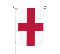 Bandiera inglese bifacciale da giardino, decorazione resistente alle intemperie per cortile e patio, 71x102 cm.