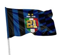 Bandiera Inter Campione d'Italia scudetto stadio balcone varie grafiche