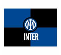 BANDIERA INTER FC NUOVO LOGO UFFICIALE CALCIO NEROAZZURRO (100 X 140 Cm)